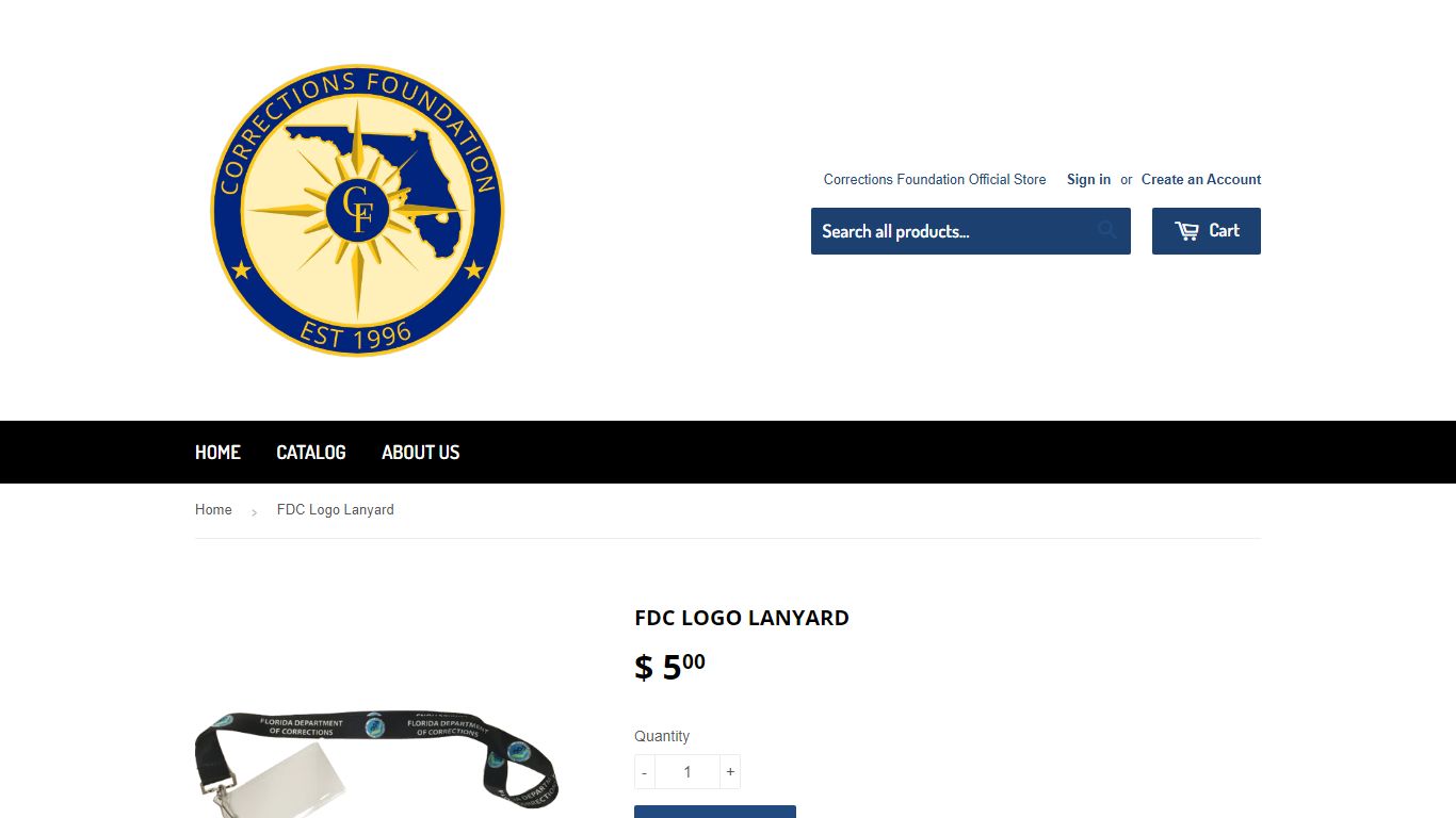 FDC Logo Lanyard – Corrections Foundation Store